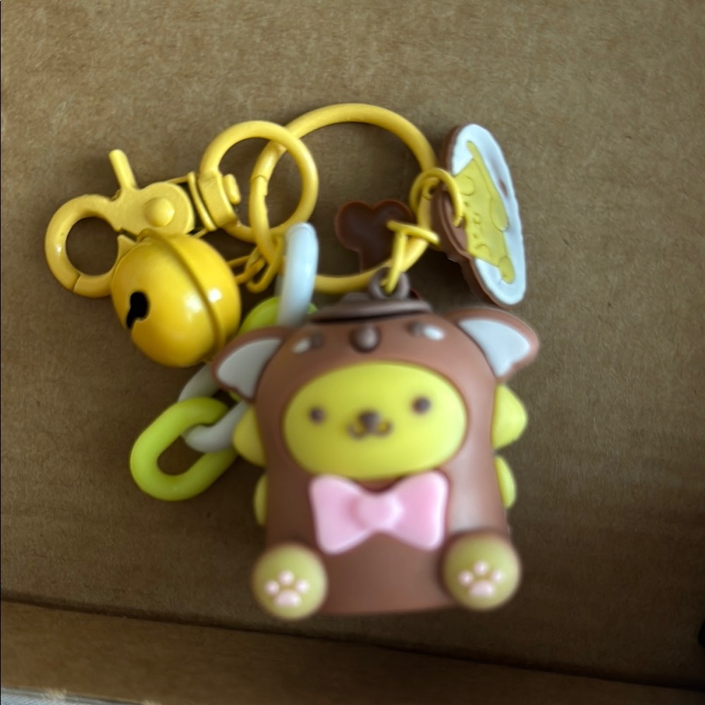 Sanrio Hello Kitty Pompompurin Pudding Dog Keychain Bag Charm toy
